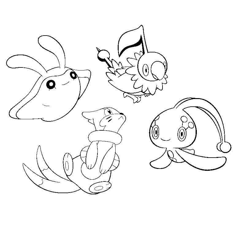 coloriage pokemon perle et diamant